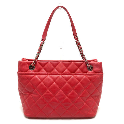 CHANEL Tote Bag A67921 Caviar skin pink CC COCO Mark Matrasse Women