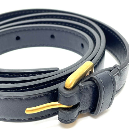 Dior Waist bag S5619CTZQ_M928 Leather / canvas Navy Oblique Trotter Saddle belt pouch mens