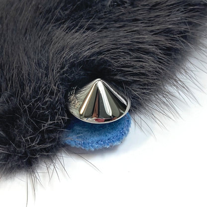 FENDI Other fashion goods cashmere Blue x gray False collar Attached color Women