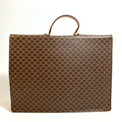 CELINE Business bag PVC / Leather Brown Macadam vintage unisex(Unisex)