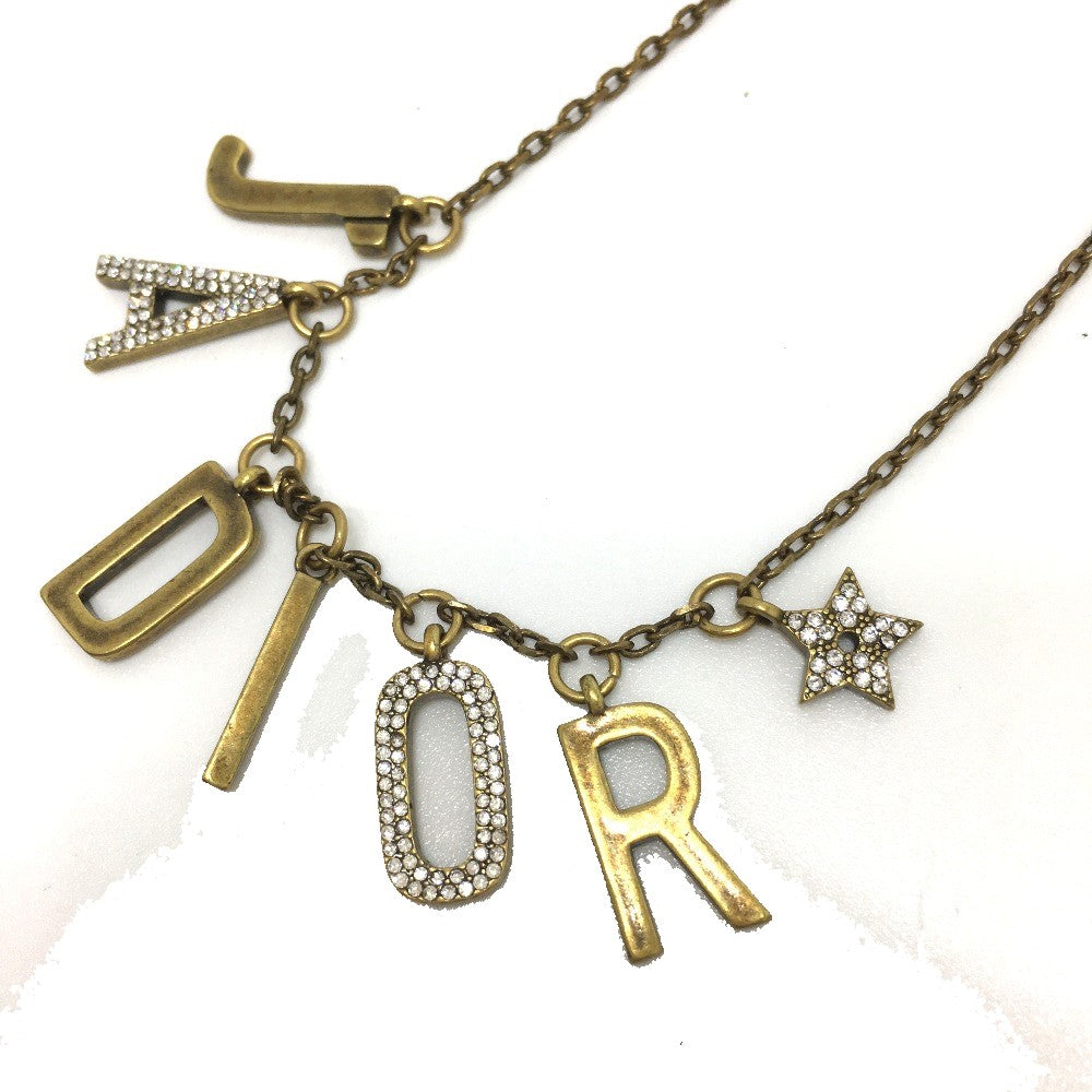Dior Necklace Gold Plated Bronze gold Accessories/fashion accessories JADIOR Women