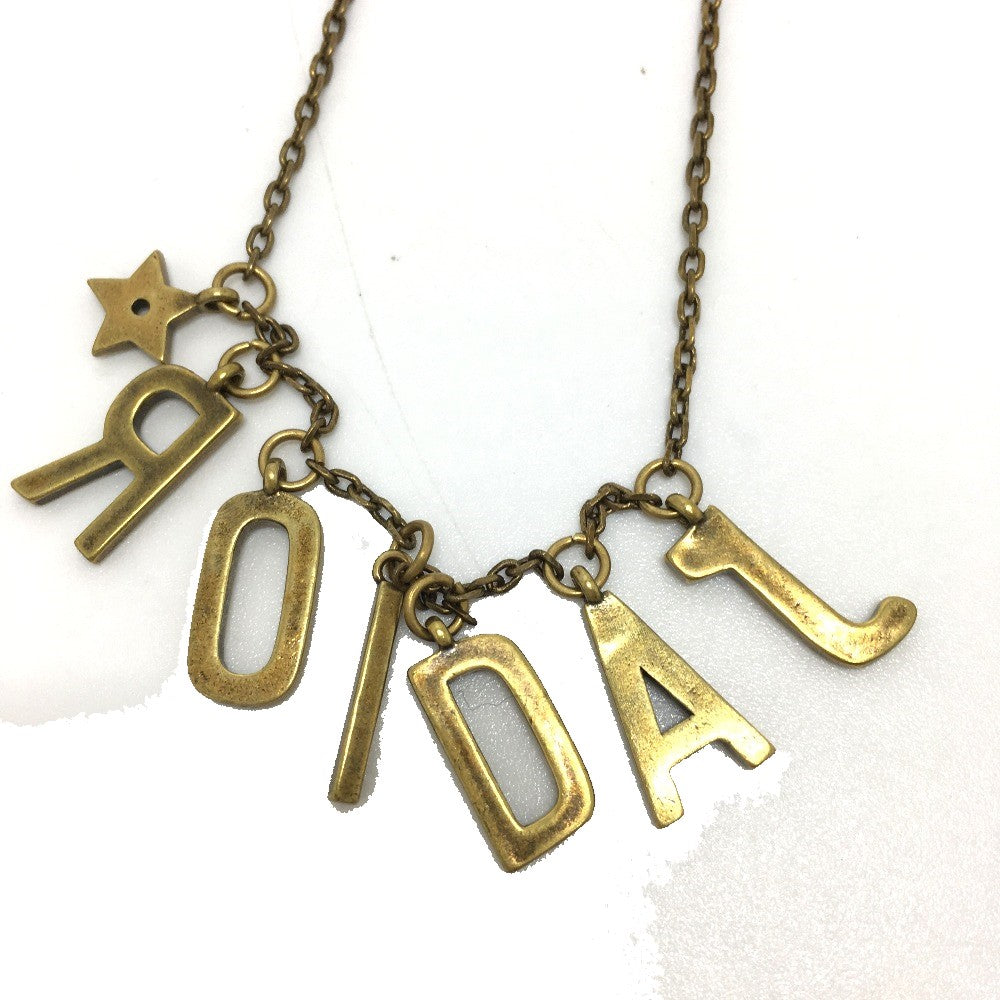 Dior Necklace Gold Plated Bronze gold Accessories/fashion accessories JADIOR Women