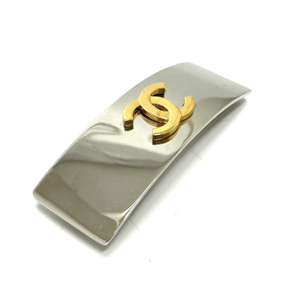 CHANEL Valletta metal Silver / Gold CC COCO Mark Hair accessories Women