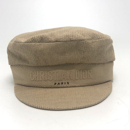 Dior Casquette 02DCP920A140 cotton beige logo Women 56