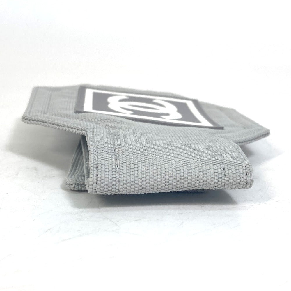 CHANEL Wristband Cotton, Nylon gray Sports line COCO Mark unisex(Unisex)