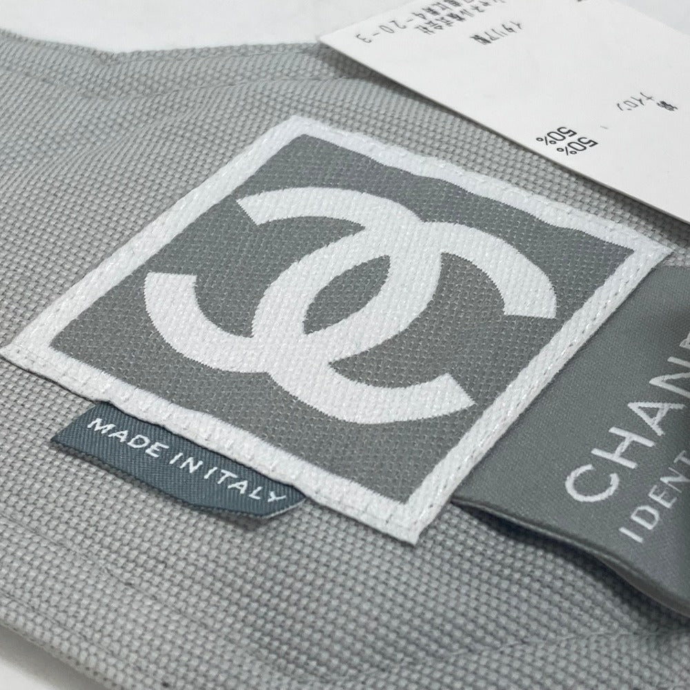 CHANEL Wristband Cotton, Nylon gray Sports line COCO Mark unisex(Unisex)