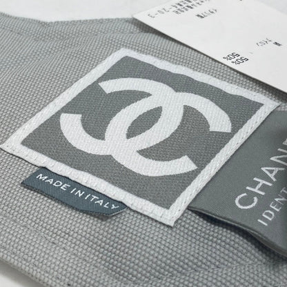 CHANEL Wristband Cotton, Nylon gray Sports line COCO Mark unisex(Unisex)