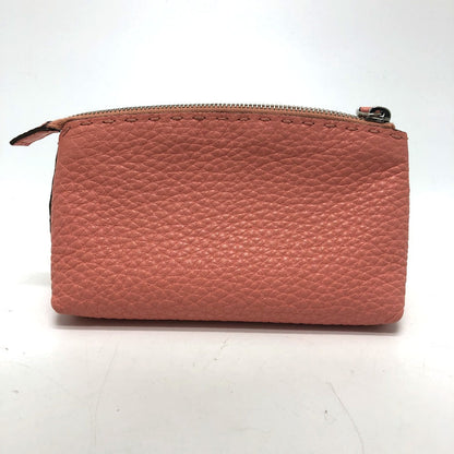 FENDI Pouch 8N0114 leather pink Celeria Women