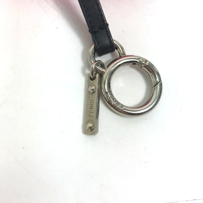 FENDI Bag charm Fake fur pink monster Women