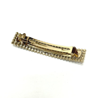 CHANEL Valletta Gold Plated gold logo Women