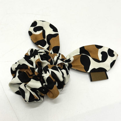 FENDI hair accessory silk Brown Leopard hair accessory Women
