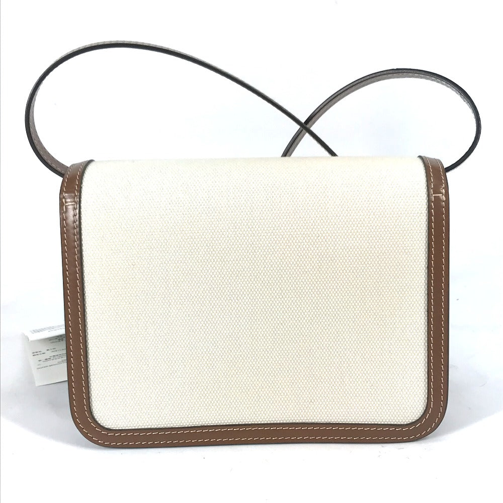 BURBERRY Shoulder Bag 8039365 Canvas / leather beige Bag 2WAY bag clutch bag TB Women