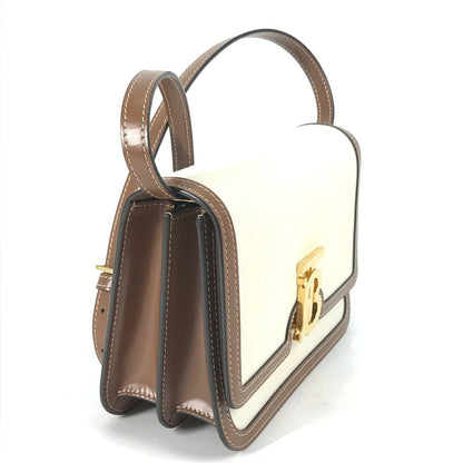 BURBERRY Shoulder Bag 8039365 Canvas / leather beige Bag 2WAY bag clutch bag TB Women