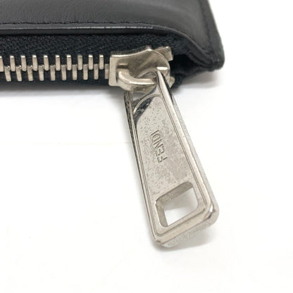FENDI Clutch bag 7N0078  leather black LOVE mens