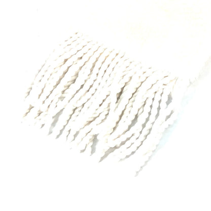 FENDI Scarf FNG477 fur white FILA collaboration logo Women