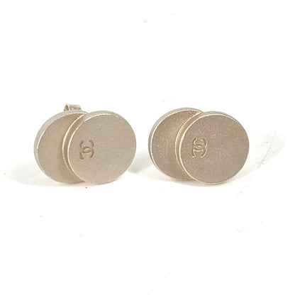 CHANEL Pierce metal Silver CC COCO Mark 99C Double circle Women