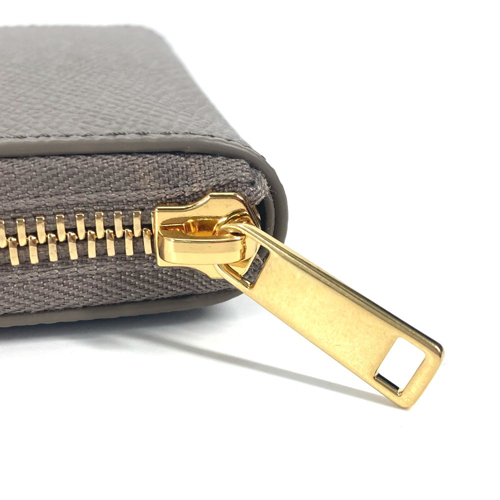 CELINE Folded wallet 10L203BEL.10BL leather gray Compact wallet Small Zip Wallet Essential Women