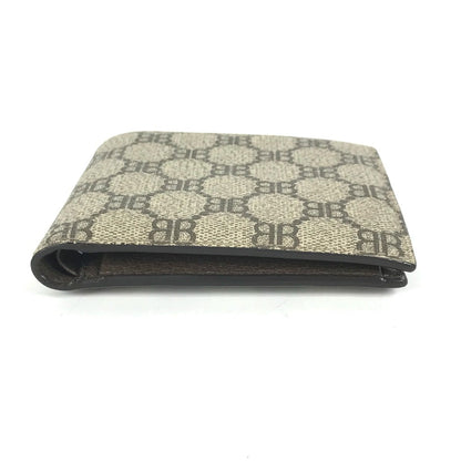 GUCCI Folded wallet 680403 GG Supreme Canvas beige BALENCIAGA Balenciaga collaboration The Hacker Project mens