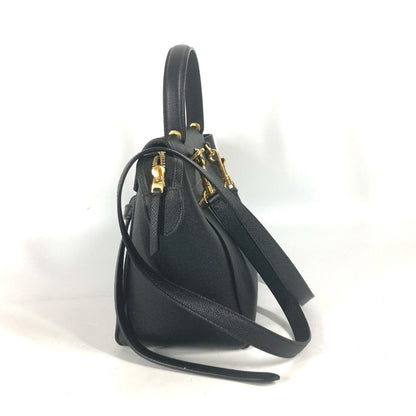 CELINE Handbag leather black Micro Tote Bag Belt bag Women