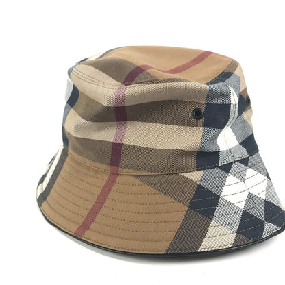 BURBERRY hat 8052981 cotton beige check Women S