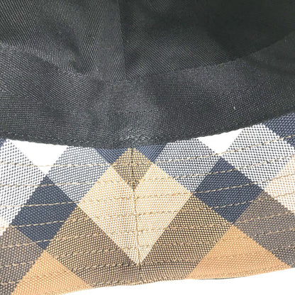 BURBERRY hat 8052981 cotton beige check Women S