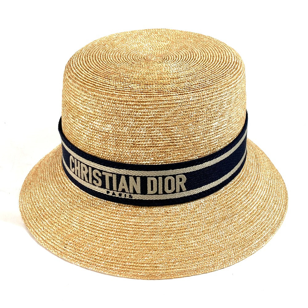 Dior hat 11DRT952G180 , Straw beige DIORESORT hat Women 58