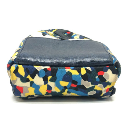 FENDI key ring 7AR432 Leather / nylon blue monster