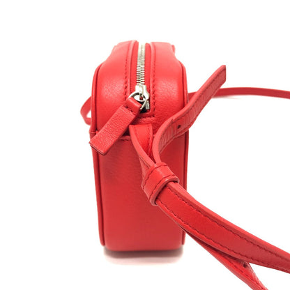 BALENCIAGA Shoulder Bag 552372 leather Red EVERYDAY EVERYDAY Camera Bag XS Women