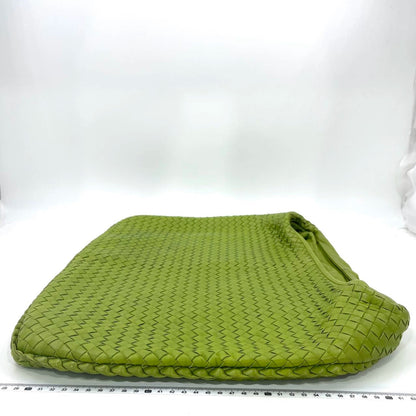 Bottega Veneta Veneta Hobo Maxi Avocado Green Intrecciato Leather Bag 54cm