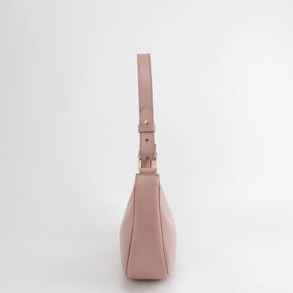 Celine Ava Hobo Pastel Pink Leather Shoulder Bag