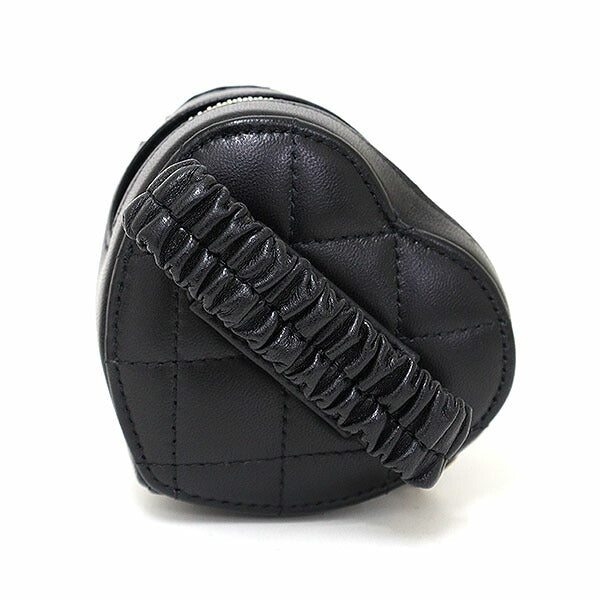 CHANEL Coin case AP2786 lambskin black Heart-shaped arm coin case