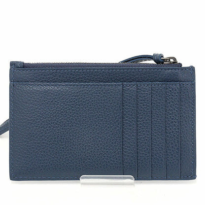 BALENCIAGA Coin case 640110 leather Navy Neo Classic Long Coin & Card Holder