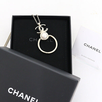 CHANEL Necklace brass Light gold Chanel GP Necklace