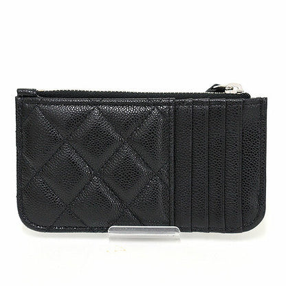 CHANEL Coin case AP2570 Matt caviar skin black Classic Zip Card Case