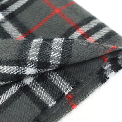 BURBERRY Scarf wool gray Nova Check Lambswool scarf Women(Unisex)