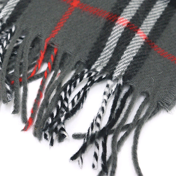 BURBERRY Scarf wool gray Nova Check Lambswool scarf Women(Unisex)