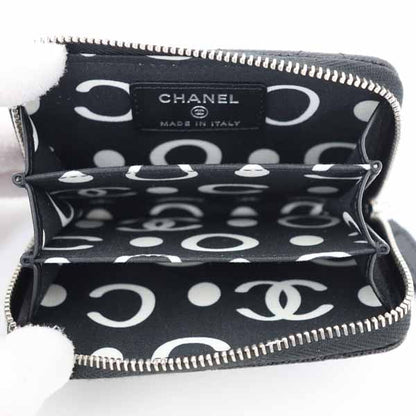 CHANEL Coin case AP3830 Matt caviar skin black Zip coin purse Women