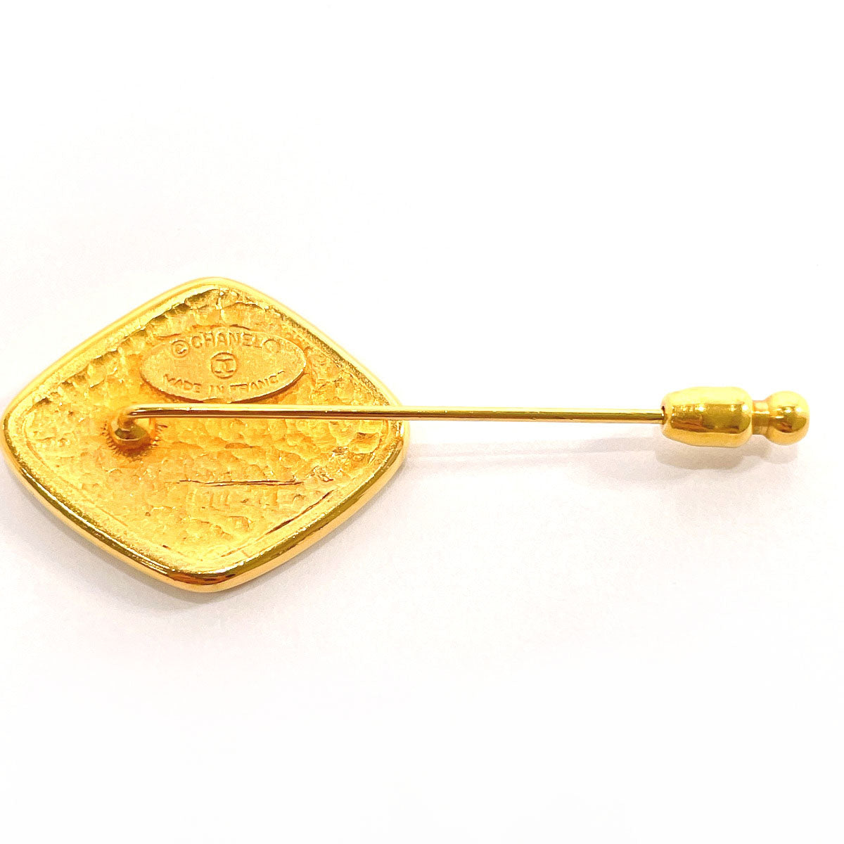 CHANEL Brooch metal gold vintage Pin Brooch