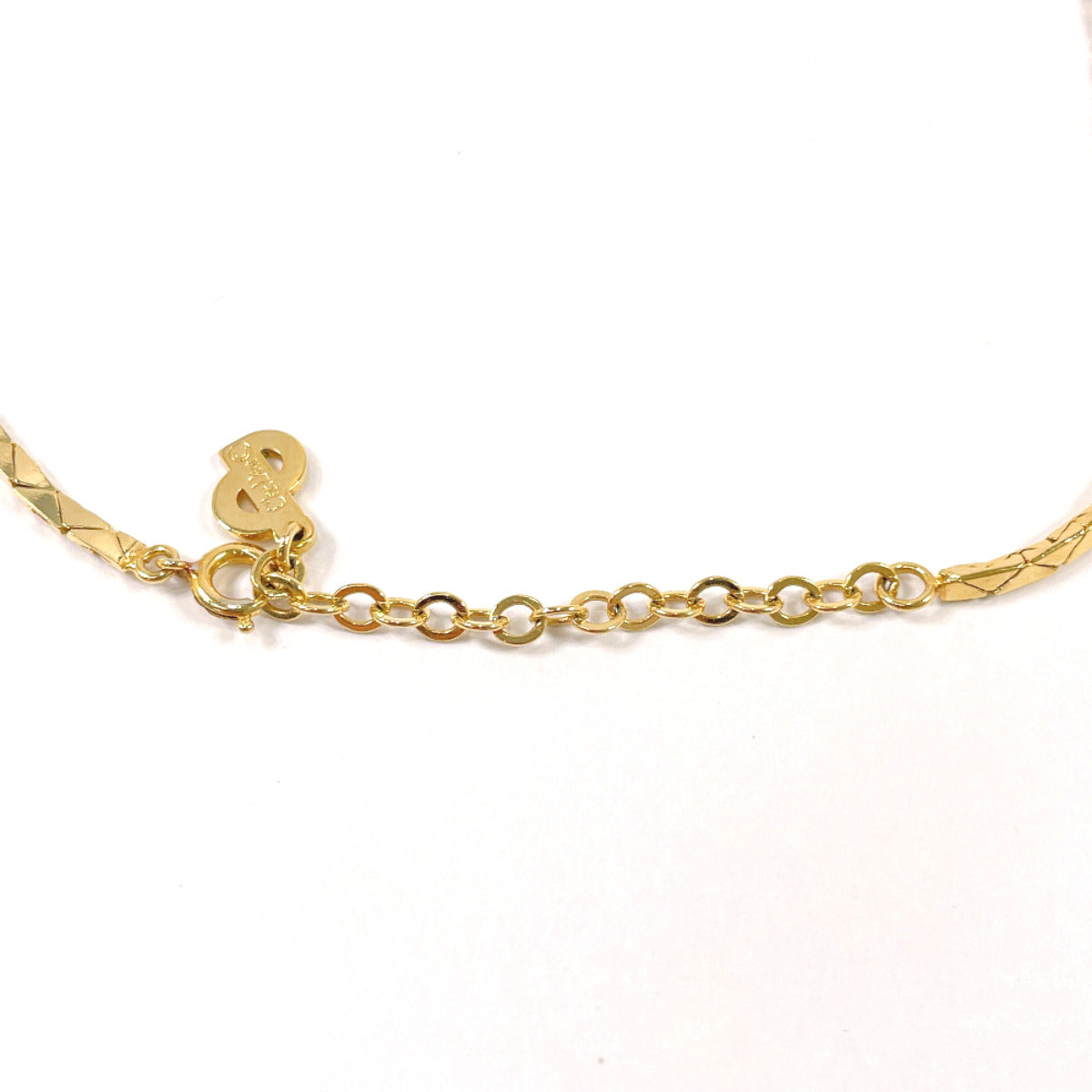 Christian Dior Necklace Metal, Rhinestone gold