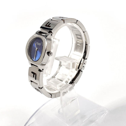 FENDI Watches Quartz 3050L Stainless Steel Silver Olologi Navy dial