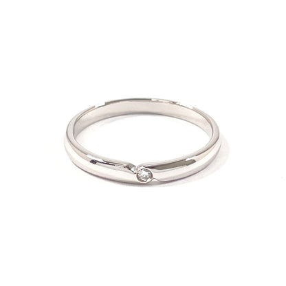 CELINE Ring Pt900Platinum, Diamond Silver Diamond ring