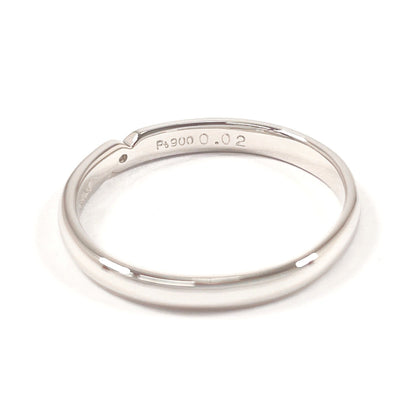 CELINE Ring Pt900Platinum, Diamond Silver Diamond ring