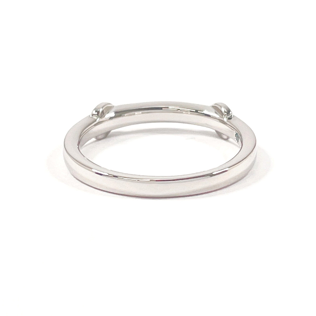 CELINE Ring Pt1000Platinum, Diamond Silver C logo