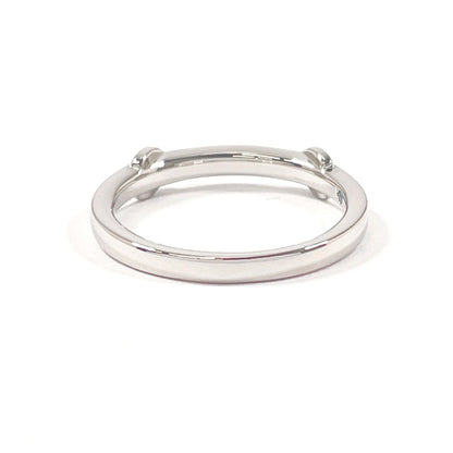 CELINE Ring Pt1000Platinum, Diamond Silver C logo