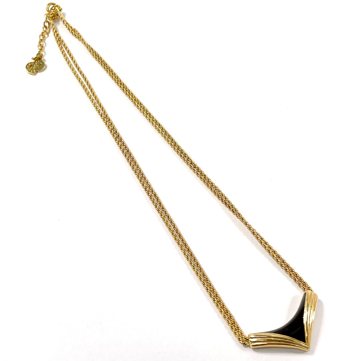 Christian Dior Necklace metal gold vintage