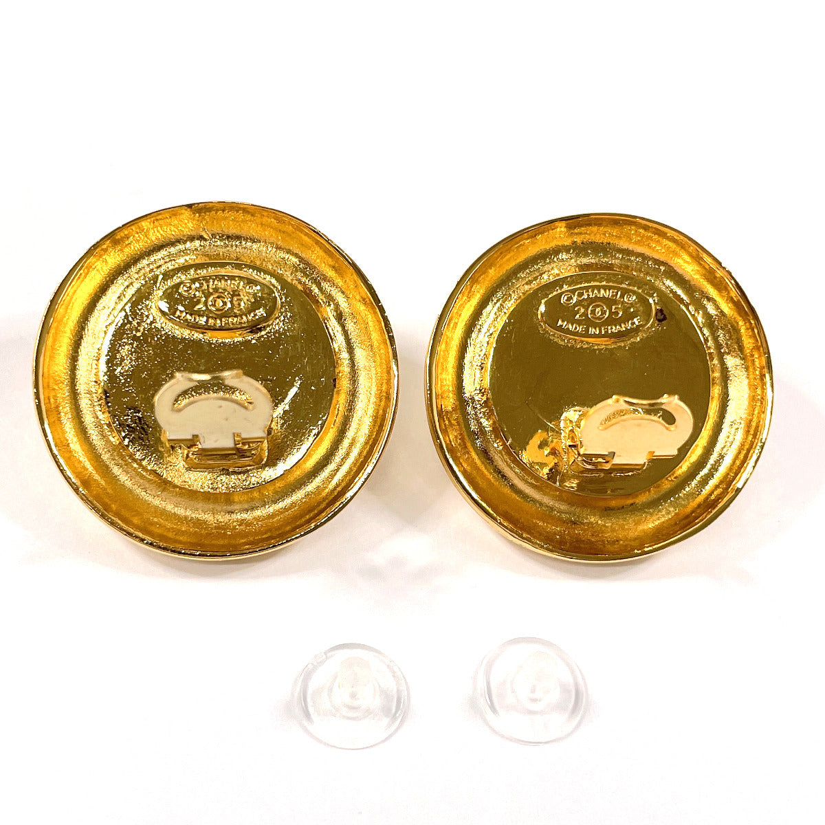 CHANEL Earring Gold Plated, Faux Pearl gold vintage 31 RUE CAMBON