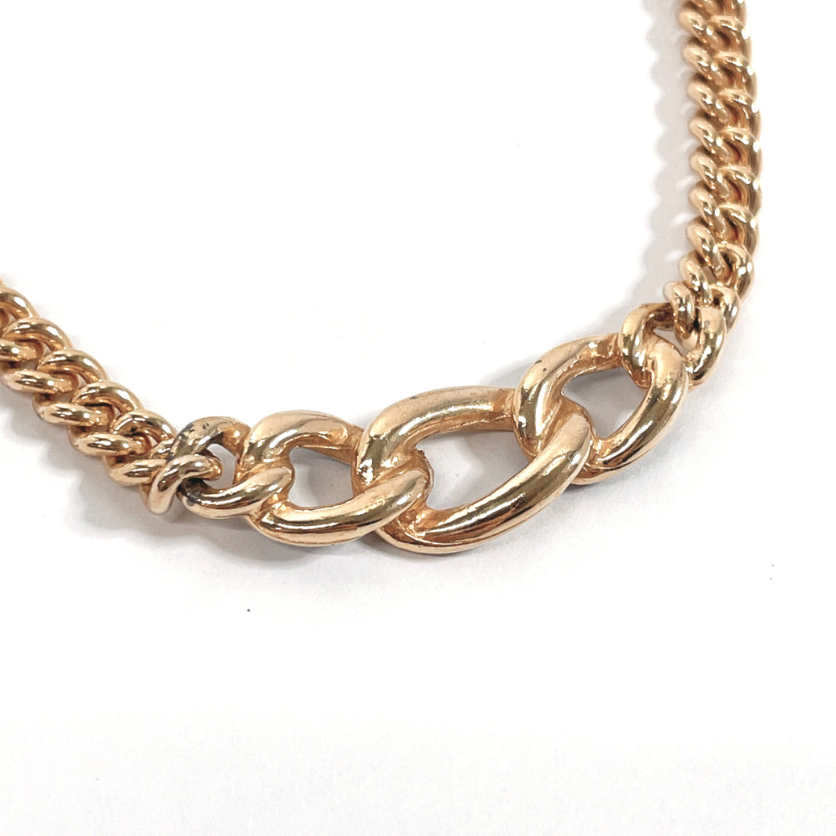 Christian Dior Necklace Metal, Rhinestone gold