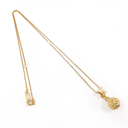 CELINE Necklace K18 Yellow Gold, Diamond gold Triomphe