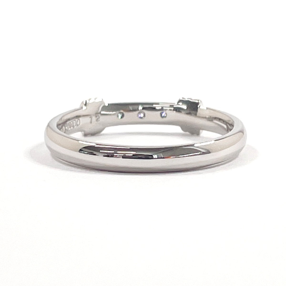 Burberrys Ring Pt900Platinum, Diamond Silver 12
