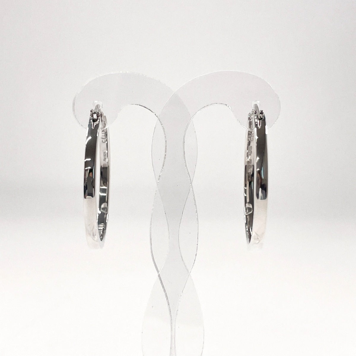 CELINE Pierce Silver925 Silver hoop